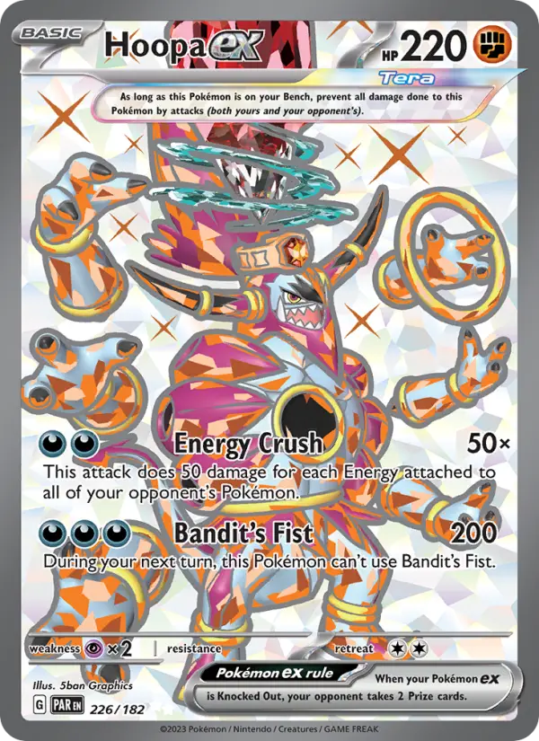 Hoopa ex 226 Paradox Rift (SV4) Pokemon Card