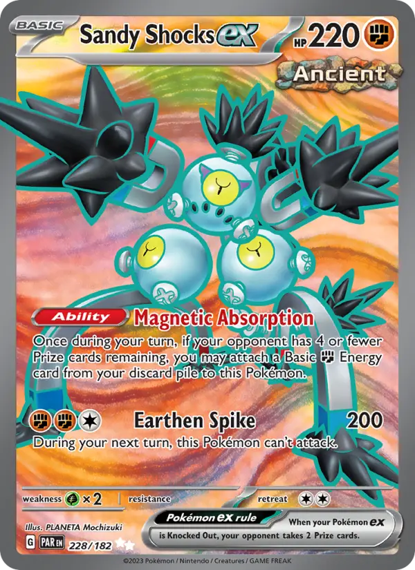 Sandy Shocks ex 228 Paradox Rift (SV4) Pokemon Card
