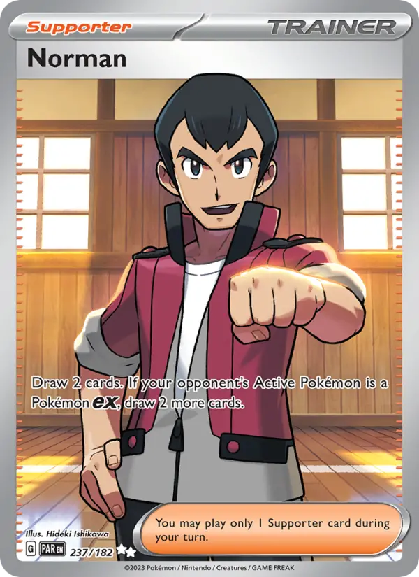 Norman 237 Paradox Rift (SV4) Pokemon Card