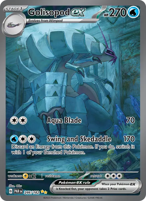 Golisopod ex 246 Paradox Rift (SV4) Pokemon Card