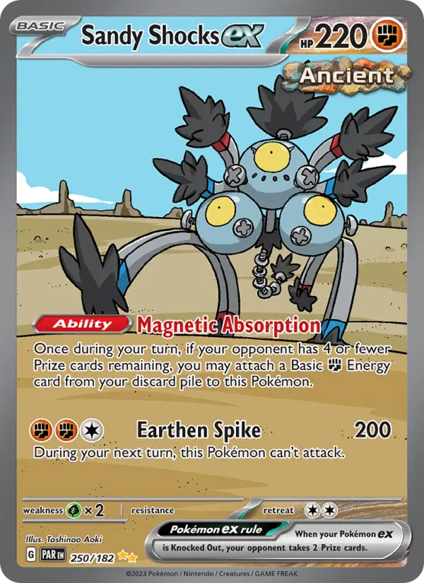 Sandy Shocks ex 250 Paradox Rift (SV4) Pokemon Card