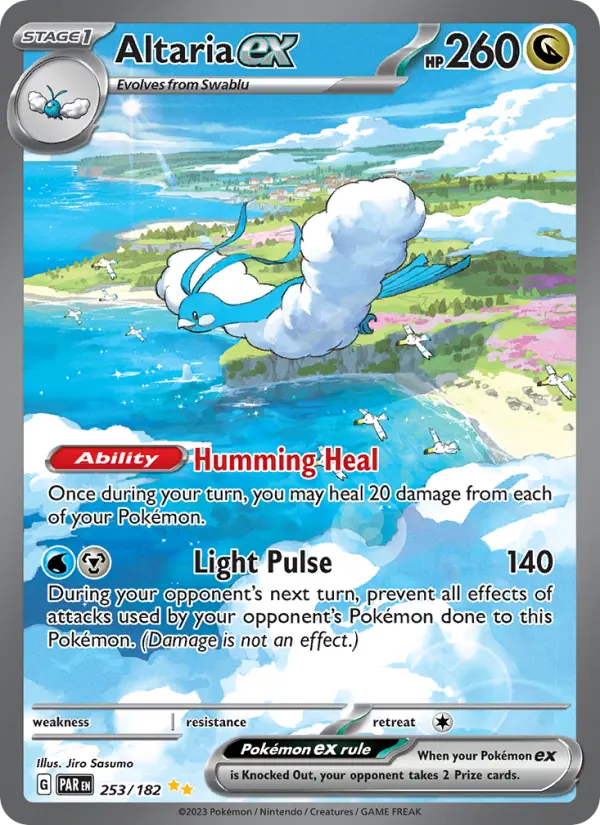 Altaria ex 253 Paradox Rift (SV4) Pokemon Card