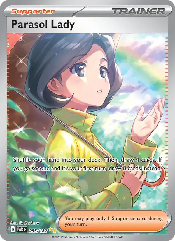 Parasol Lady 255 Paradox Rift (SV4) Pokemon Card