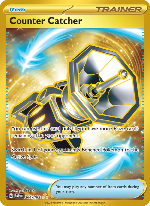 Counter Catcher 264 Paradox Rift (SV4) Pokemon Card