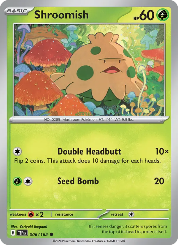 Shroomish 006 Temporal Forces (SV5) Pokemon Card