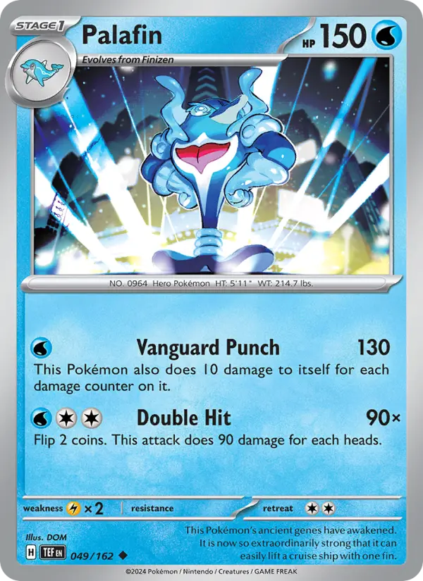 Palafin 049 Temporal Forces (SV5) Pokemon Card
