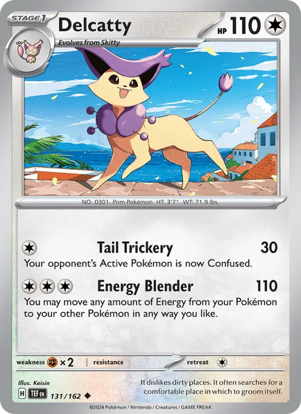 Delcatty 131 Temporal Forces (SV5) Pokemon Card