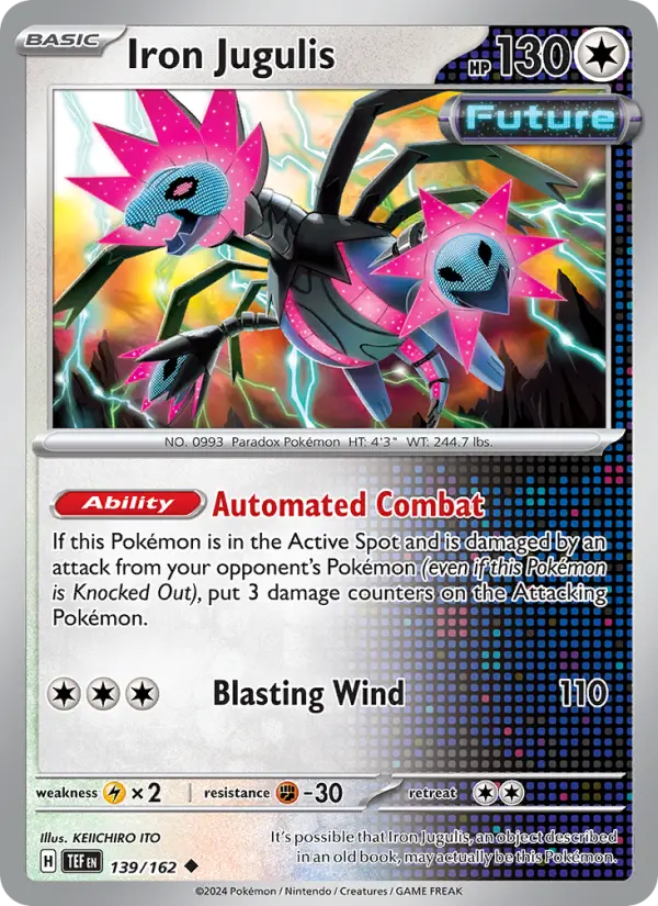 Iron Jugulis 139 Temporal Forces (SV5) Pokemon Card