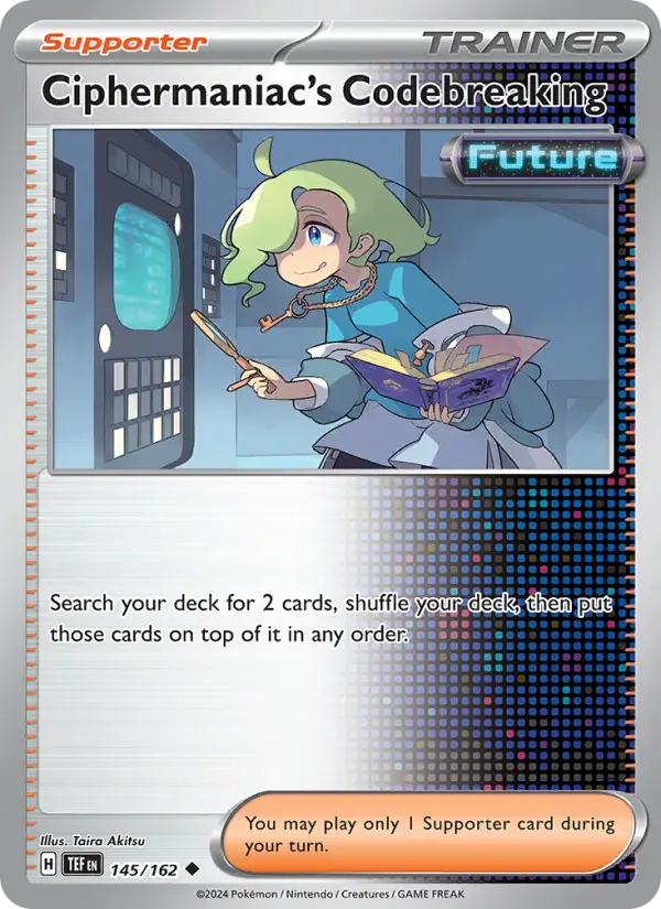 Ciphermaniac's Codebreaking 145 Temporal Forces (SV5) Pokemon Card
