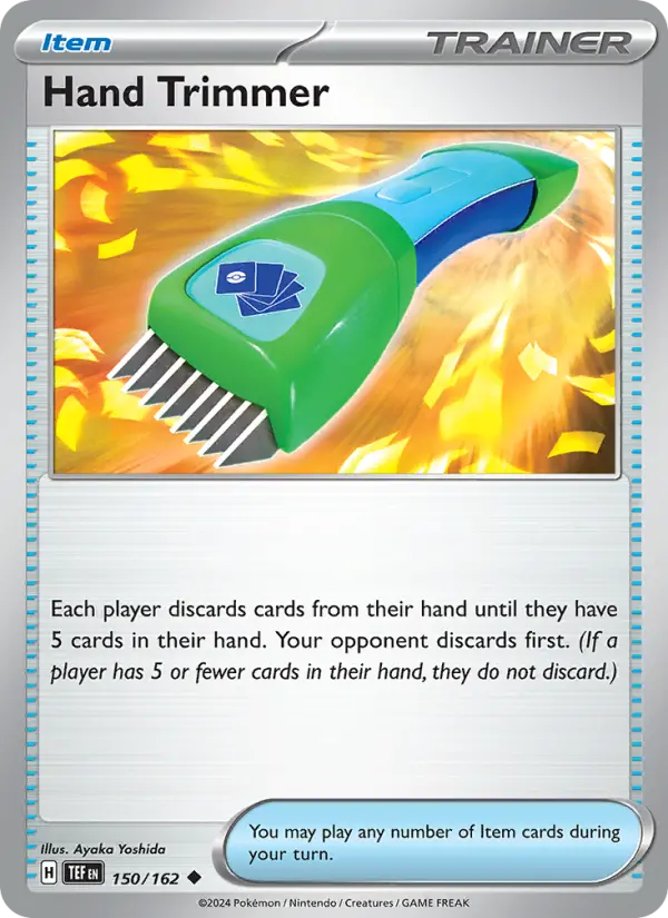 Hand Trimmer 150 Temporal Forces (SV5) Pokemon Card