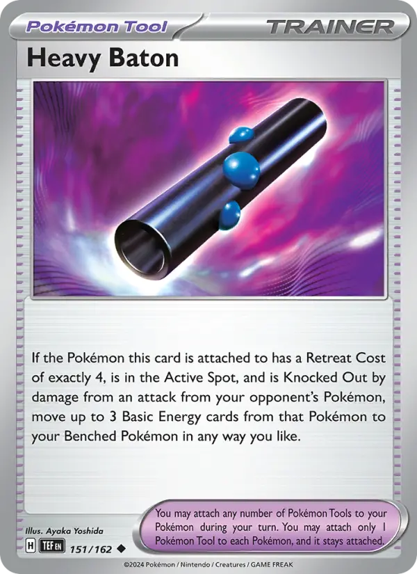 Heavy Baton 151 Temporal Forces (SV5) Pokemon Card