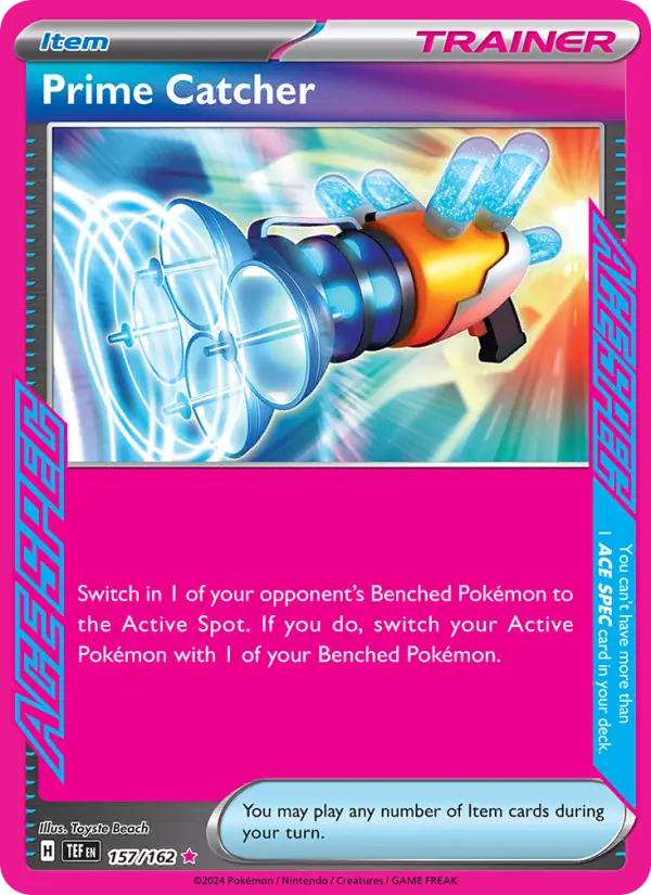 Prime Catcher 157 Temporal Forces (SV5) Pokemon Card
