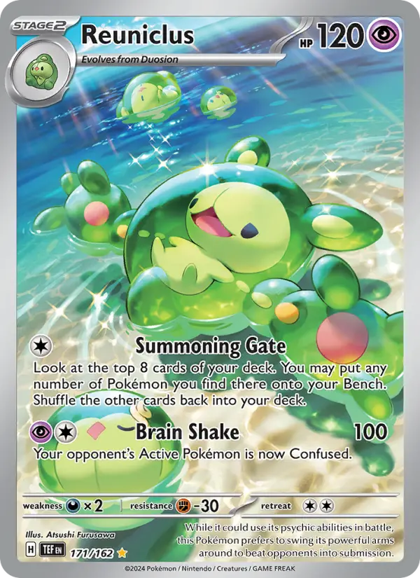 Reuniclus 171 Temporal Forces (SV5) Pokemon Card
