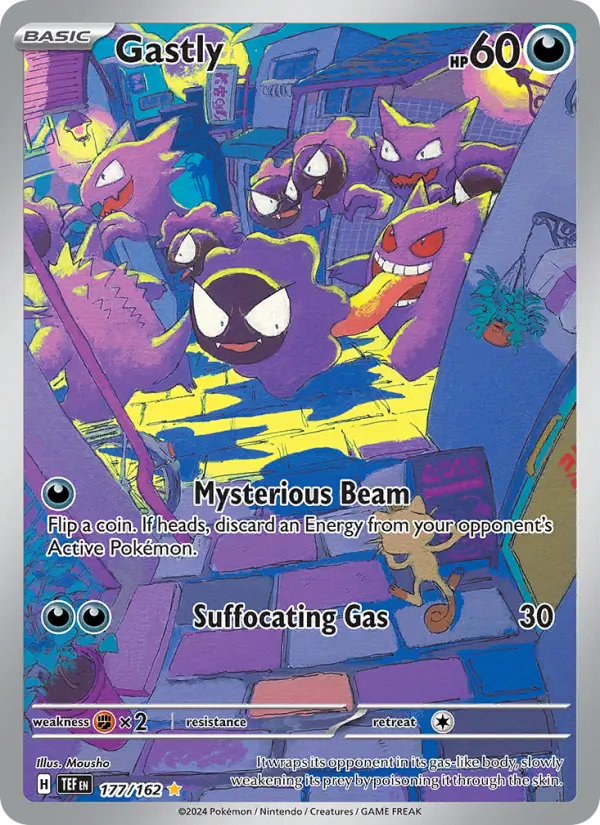 Gastly 177 Temporal Forces (SV5) Pokemon Card