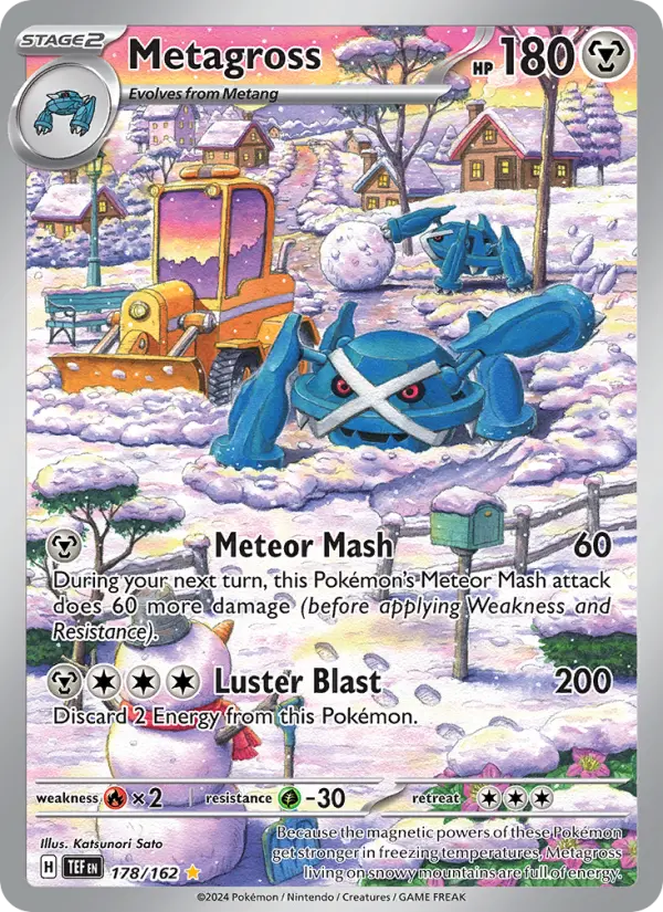 Metagross 178 Temporal Forces (SV5) Pokemon Card