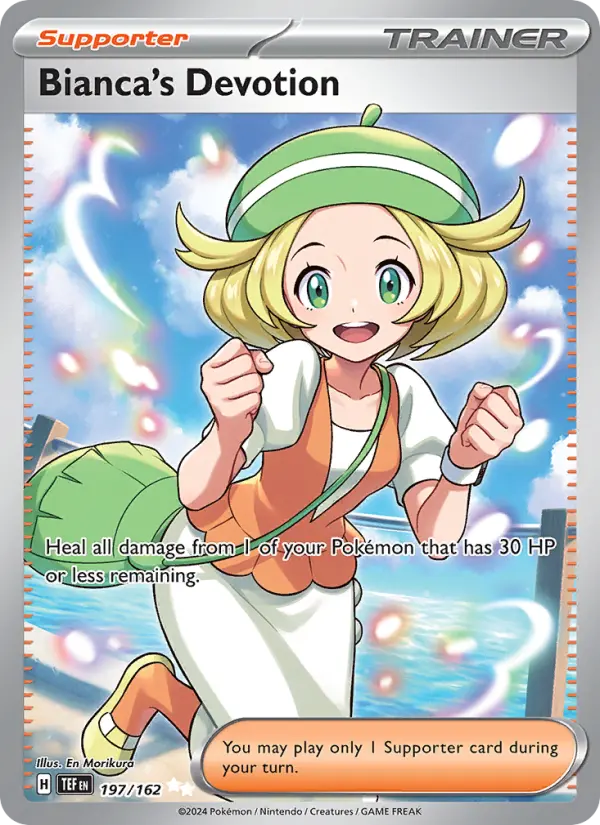Bianca's Devotion 197 Temporal Forces (SV5) Pokemon Card