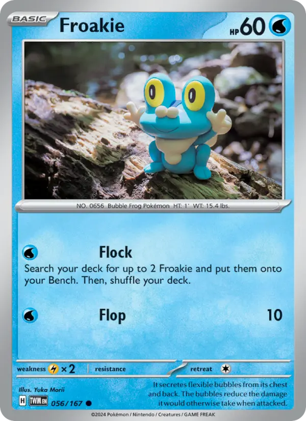 Froakie 056 Twilight Masquerade (SV6) Pokemon Card
