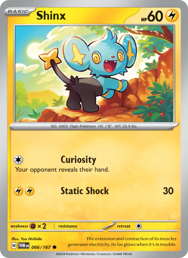 Shinx 066 Twilight Masquerade (SV6) Pokemon Card
