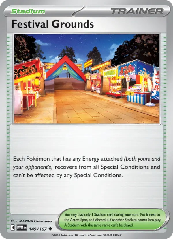 Festival Grounds 149 Twilight Masquerade (SV6) Pokemon Card