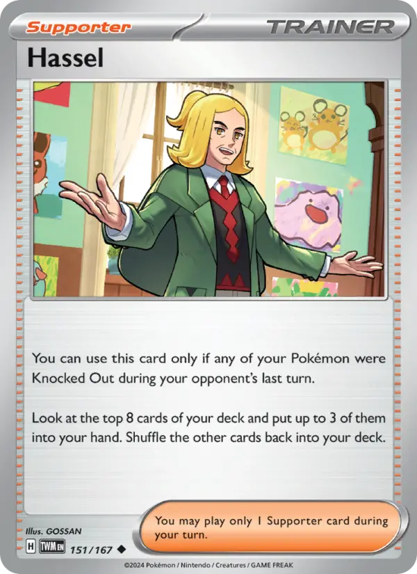 Hassel 151 Twilight Masquerade (SV6) Pokemon Card