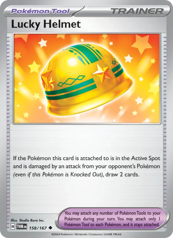 Lucky Helmet 158 Twilight Masquerade (SV6) Pokemon Card