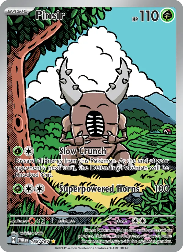 Pinsir 168 Twilight Masquerade (SV6) Pokemon Card