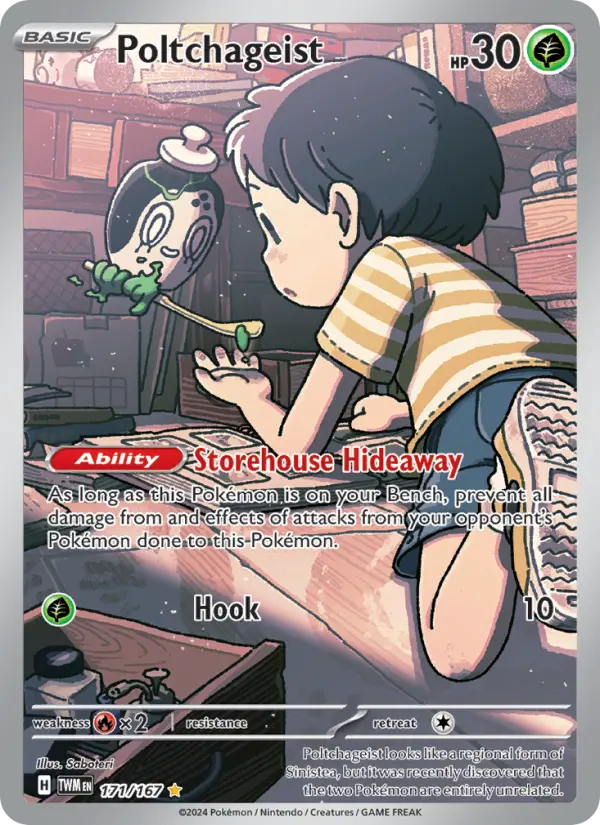 Poltchageist 171 Twilight Masquerade (SV6) Pokemon Card