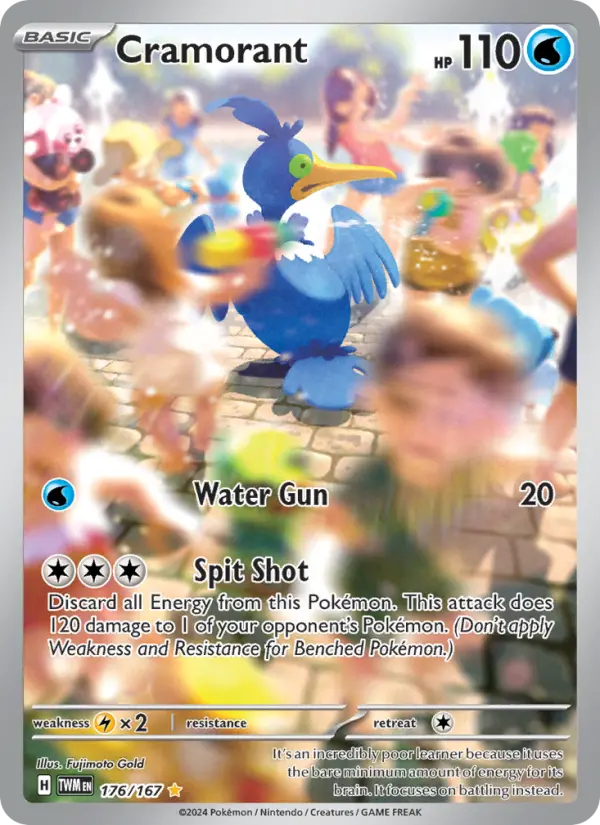 Cramorant 176 Twilight Masquerade (SV6) Pokemon Card
