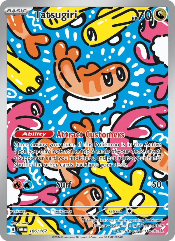 Tatsugiri 186 Twilight Masquerade (SV6) Pokemon Card