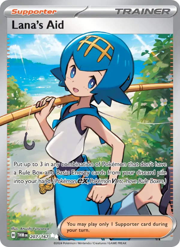 Lana's Aid 207 Twilight Masquerade (SV6) Pokemon Card