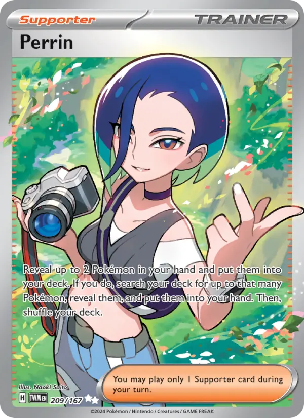 Perrin 209 Twilight Masquerade (SV6) Pokemon Card