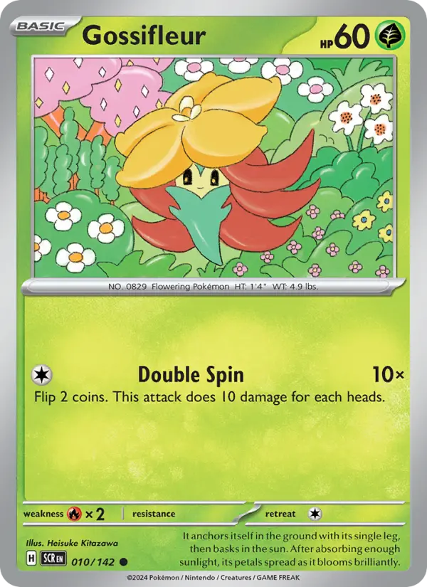 Gossifleur 010 Stellar Crown (SV7) Pokemon Card