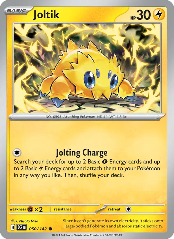 Joltik 050 Stellar Crown (SV7) Pokemon Card