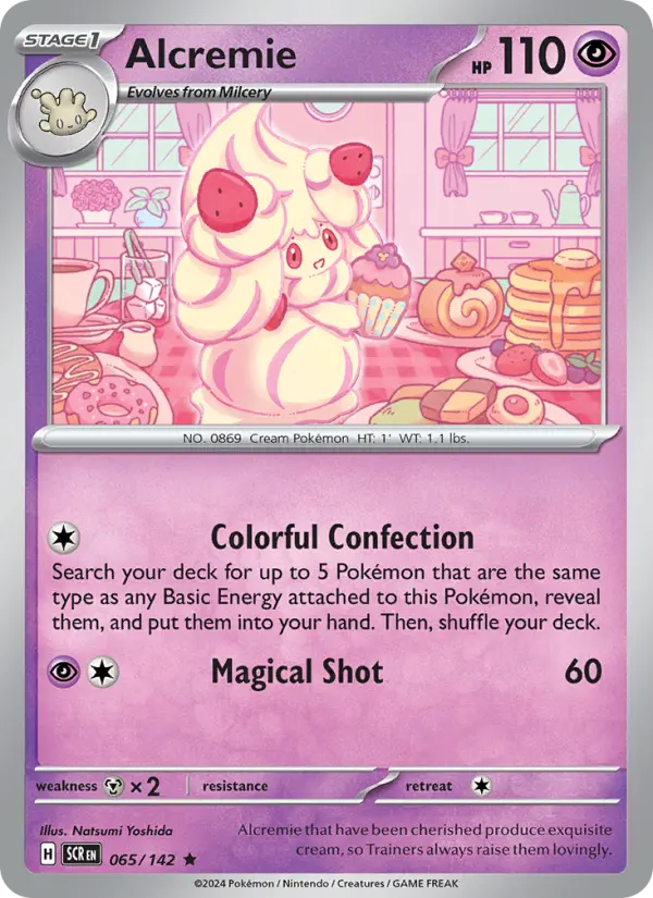 Alcremie 065 Stellar Crown (SV7) Pokemon Card
