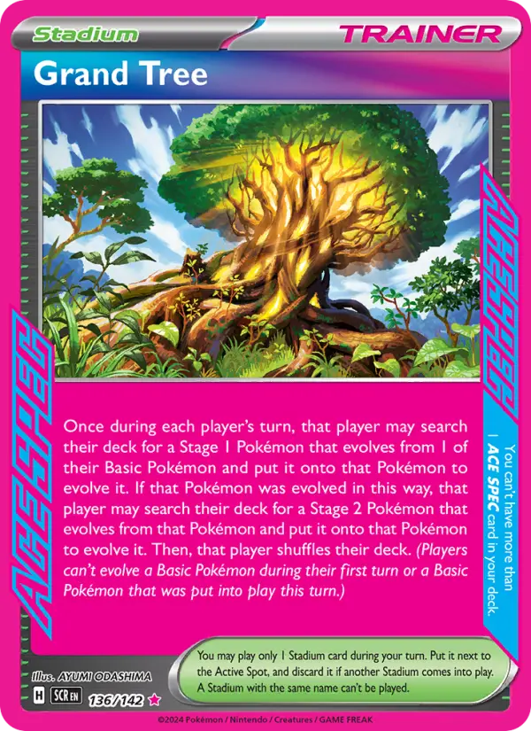 Grand Tree 136 Stellar Crown (SV7) Pokemon Card