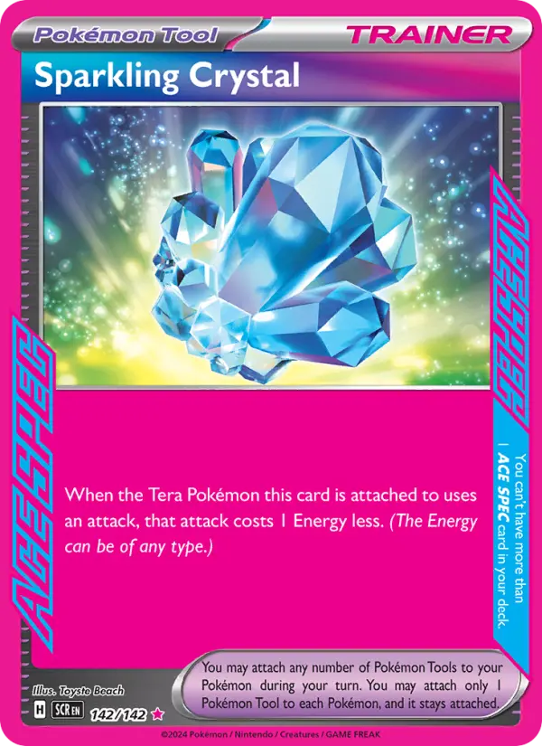 Sparkling Crystal 142 Stellar Crown (SV7) Pokemon Card