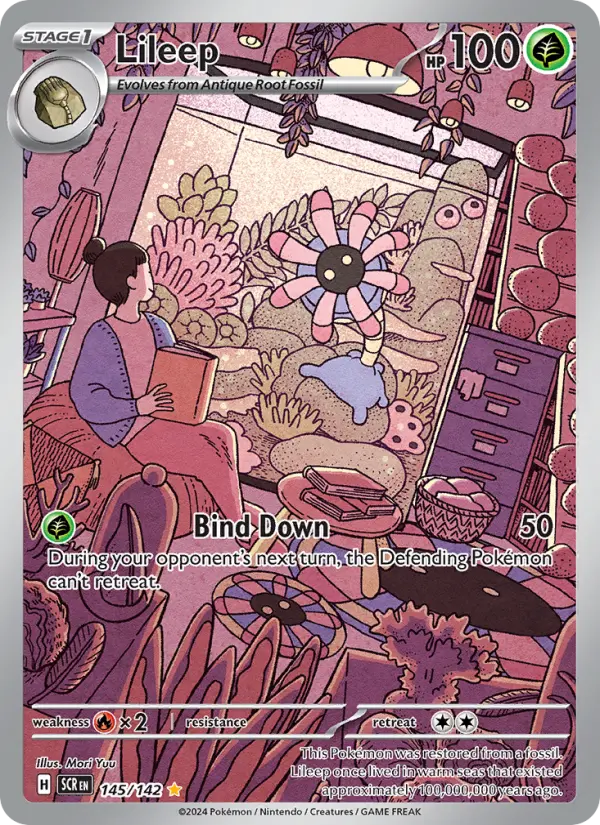 Lileep 145 Stellar Crown (SV7) Pokemon Card