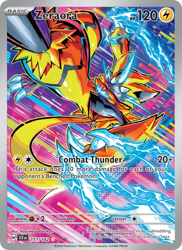 Zeraora 151 Stellar Crown (SV7) Pokemon Card