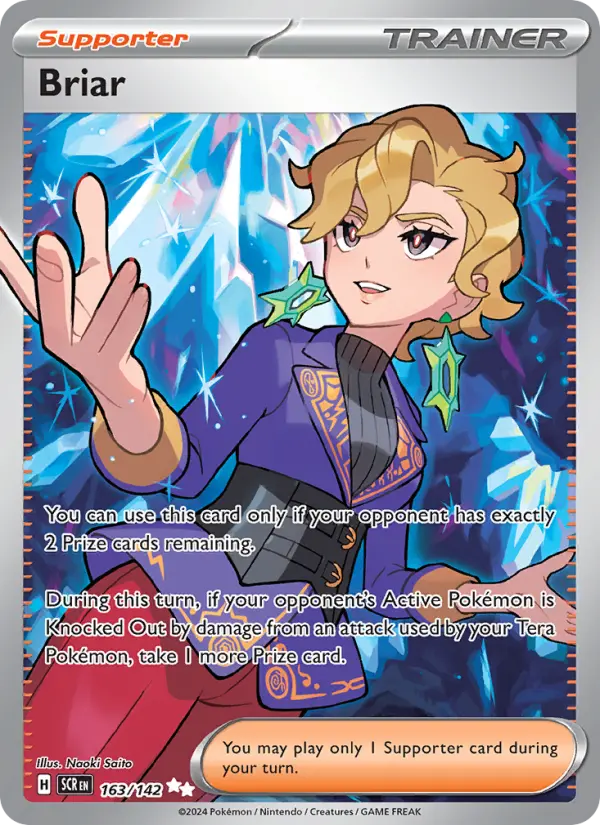 Briar 163 Stellar Crown (SV7) Pokemon Card