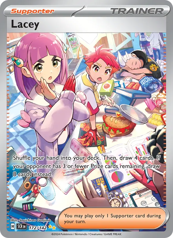 Lacey 172 Stellar Crown (SV7) Pokemon Card
