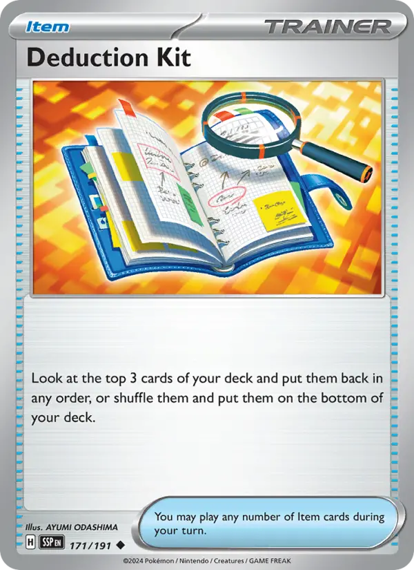 Deduction Kit 171 Surging Sparks (SV8) Pokemon Card