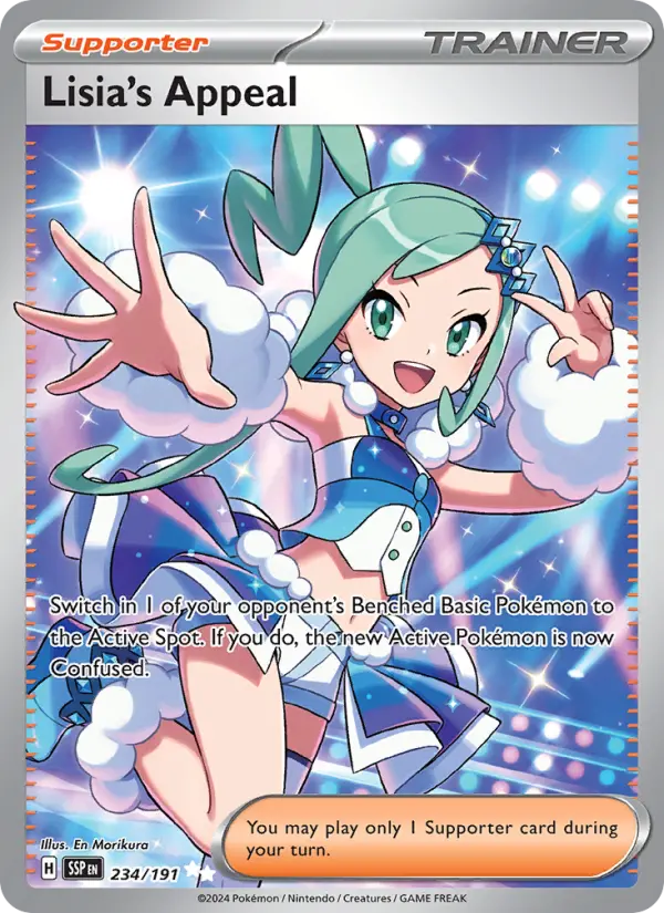 Lisia's Appeal 234 Surging Sparks (SV8) Pokemon Card