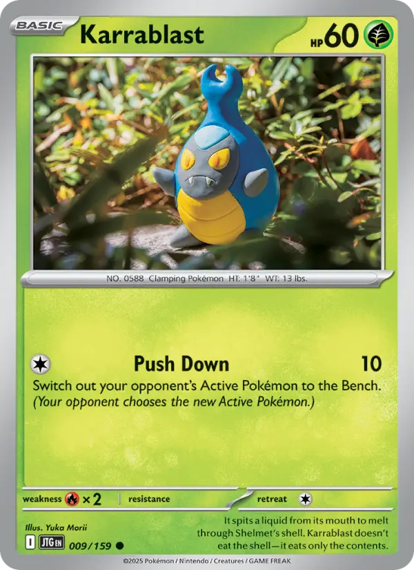 Karrablast 009 Journey Together (SV9) Pokemon Card