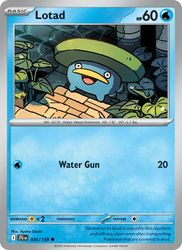 Lotad 035 Journey Together (SV9) Pokemon Card