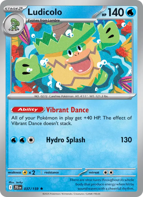 Ludicolo 037 Journey Together (SV9) Pokemon Card