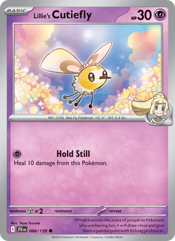 Lillie's Cutiefly 066 Journey Together (SV9) Pokemon Card