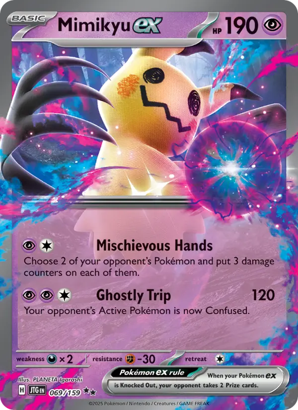 Mimikyu ex 069 Journey Together (SV9) Pokemon Card