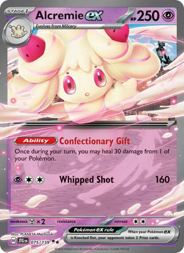 Alcremie ex 075 Journey Together (SV9) Pokemon Card