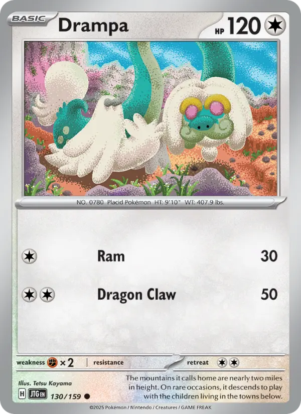 Drampa 130 Journey Together (SV9) Pokemon Card