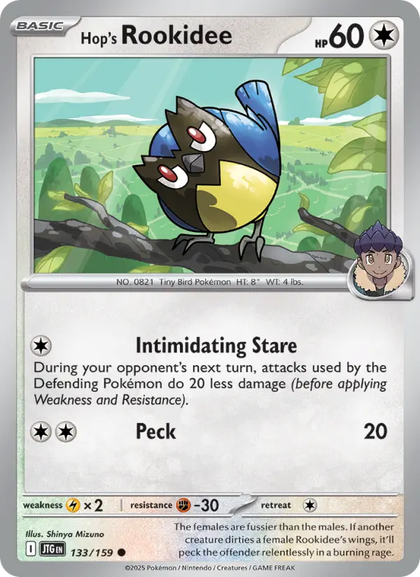 Hop's Rookidee 133 Journey Together (SV9) Pokemon Card